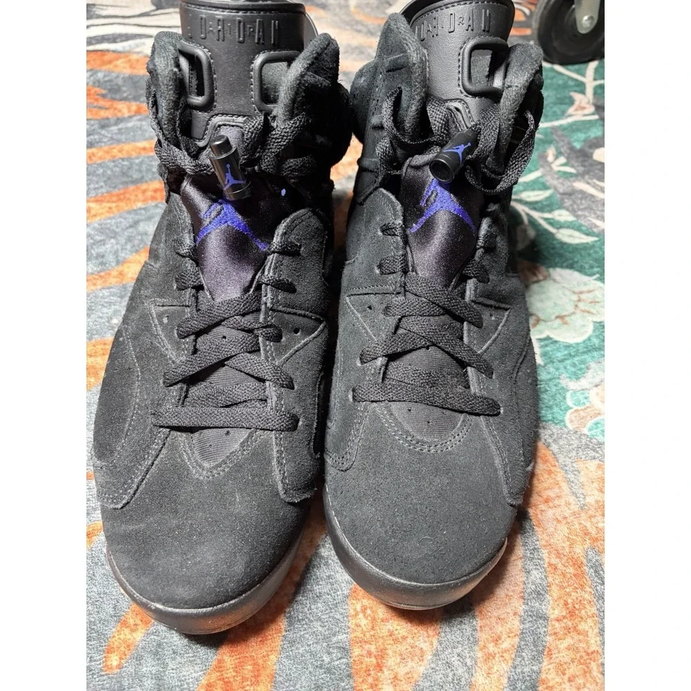 Size 10.5 - Air Jordan 6 Retro Aqua Black/Blue/Purple CT8529-004